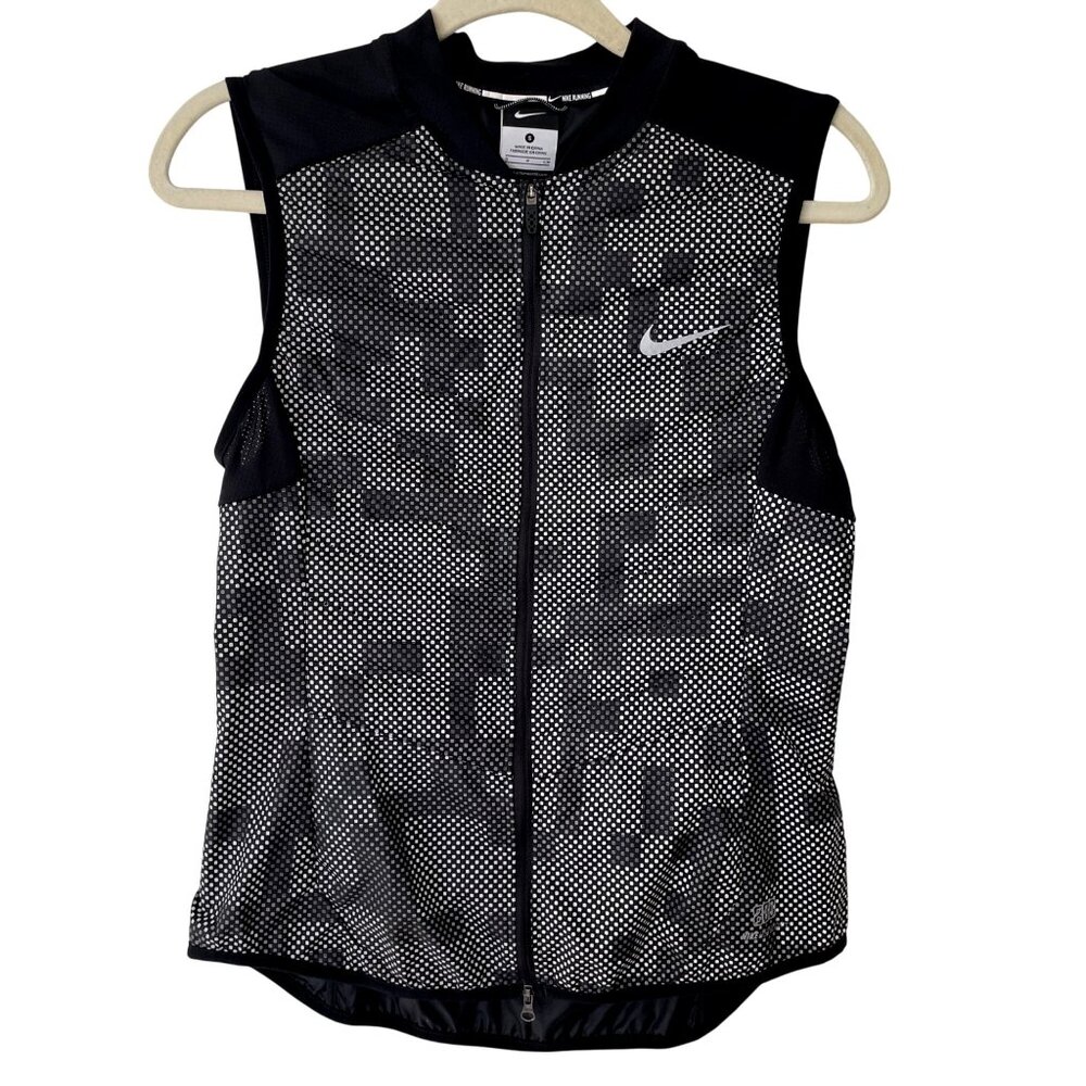 Nike Aeroloft Flash‎ Reflective Running Vest Packable Lightweight Womens Small